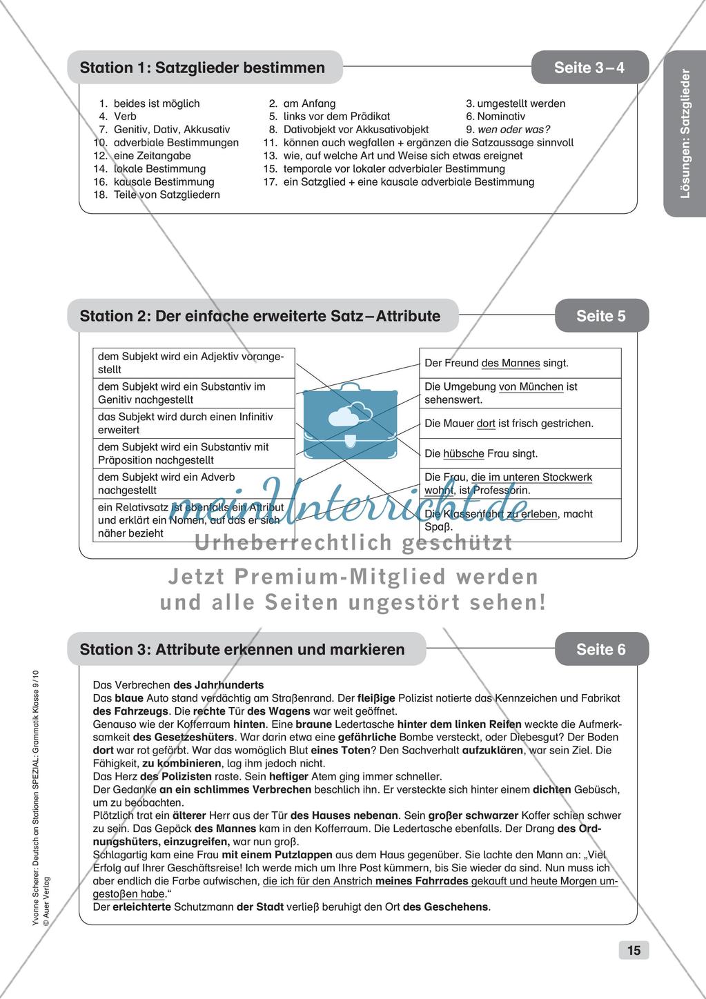Satzglieder Preview 17