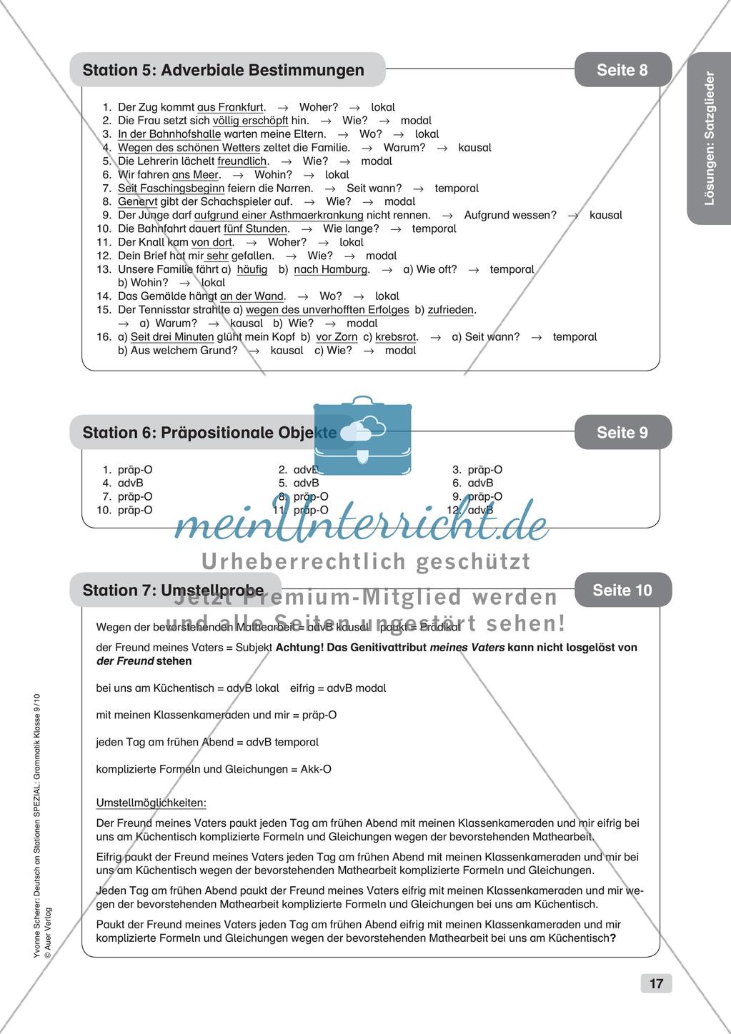 Satzglieder Preview 19