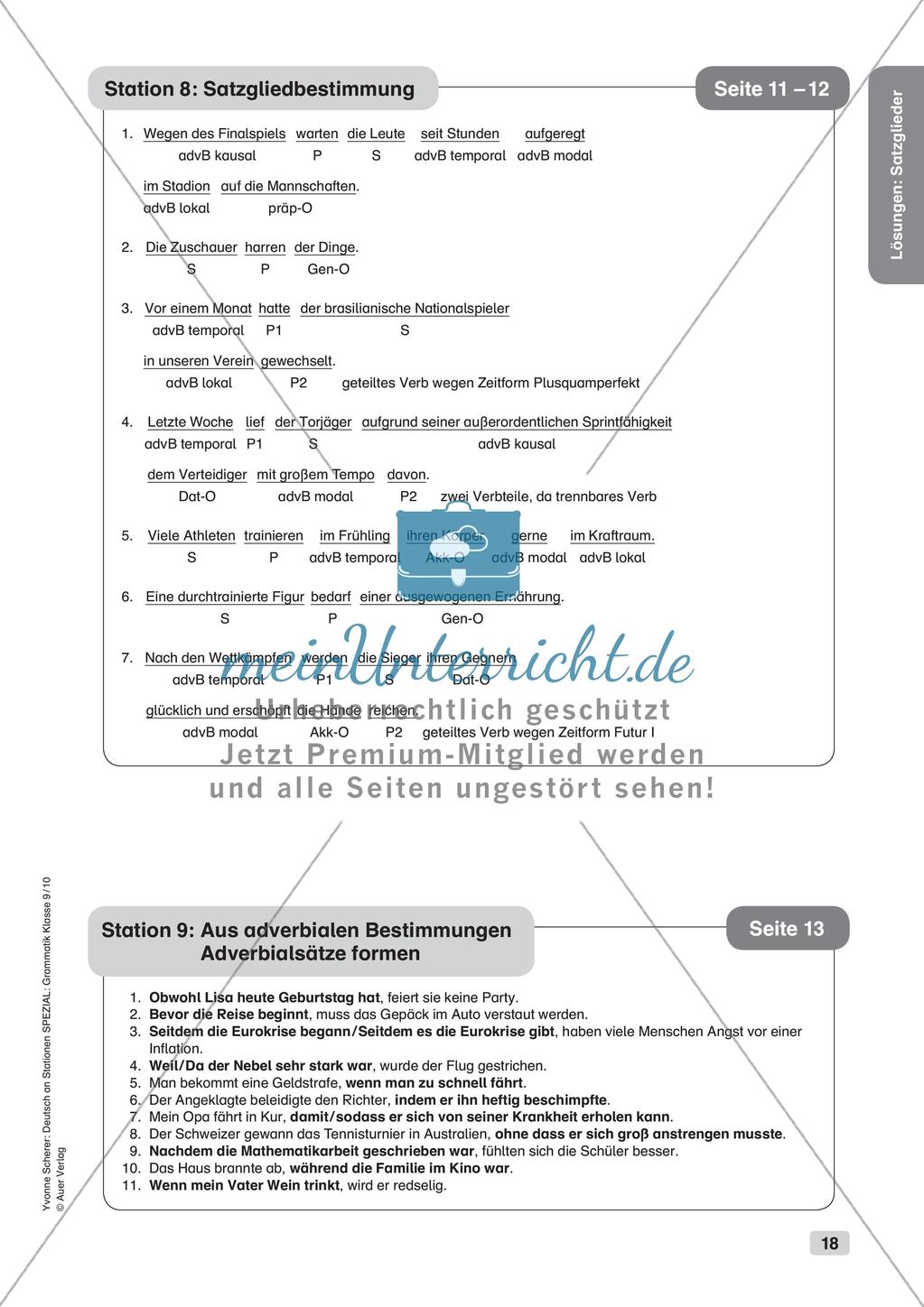 Satzglieder Preview 20