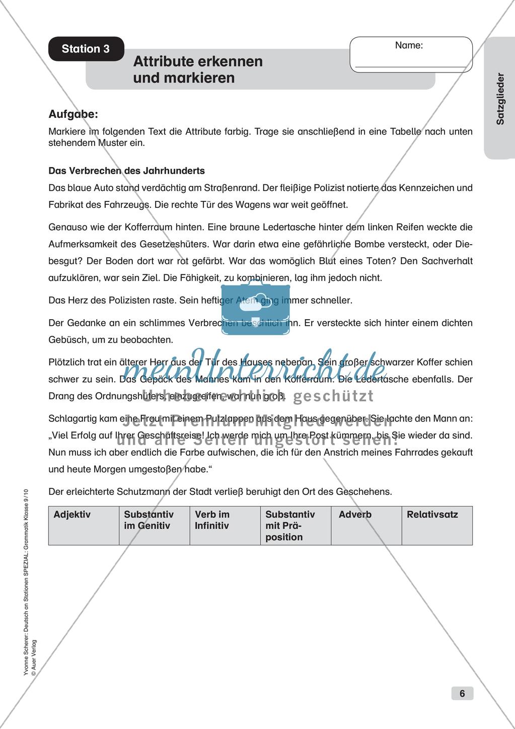 Satzglieder Preview 8