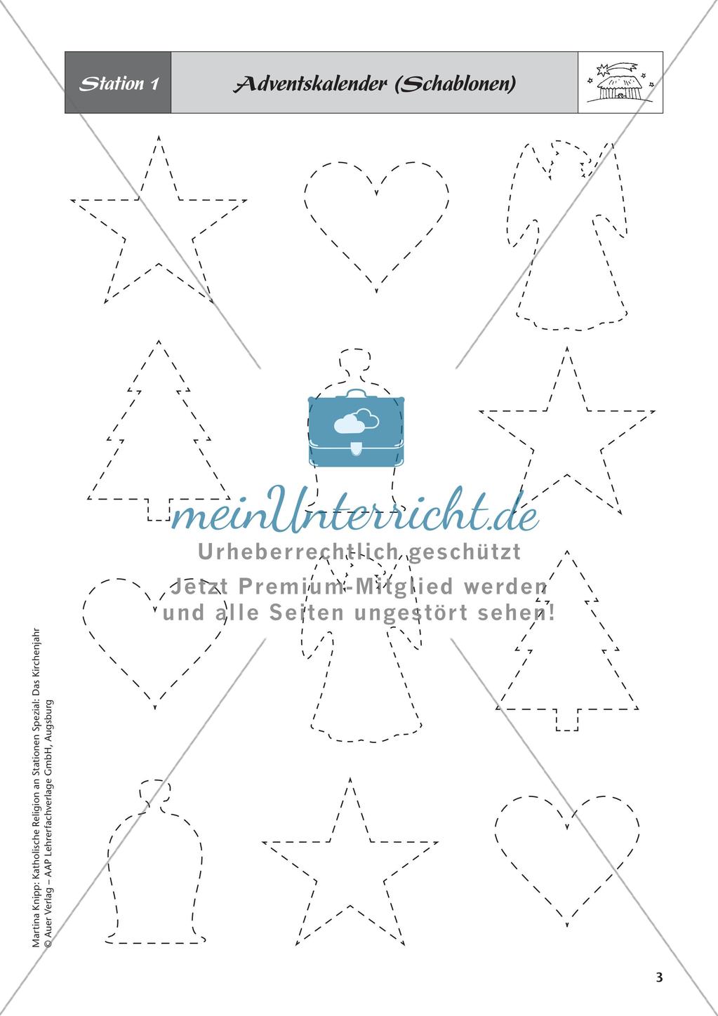 Kath. Religion: Advent, Weihnachten und Heiligdreikönig Preview 5