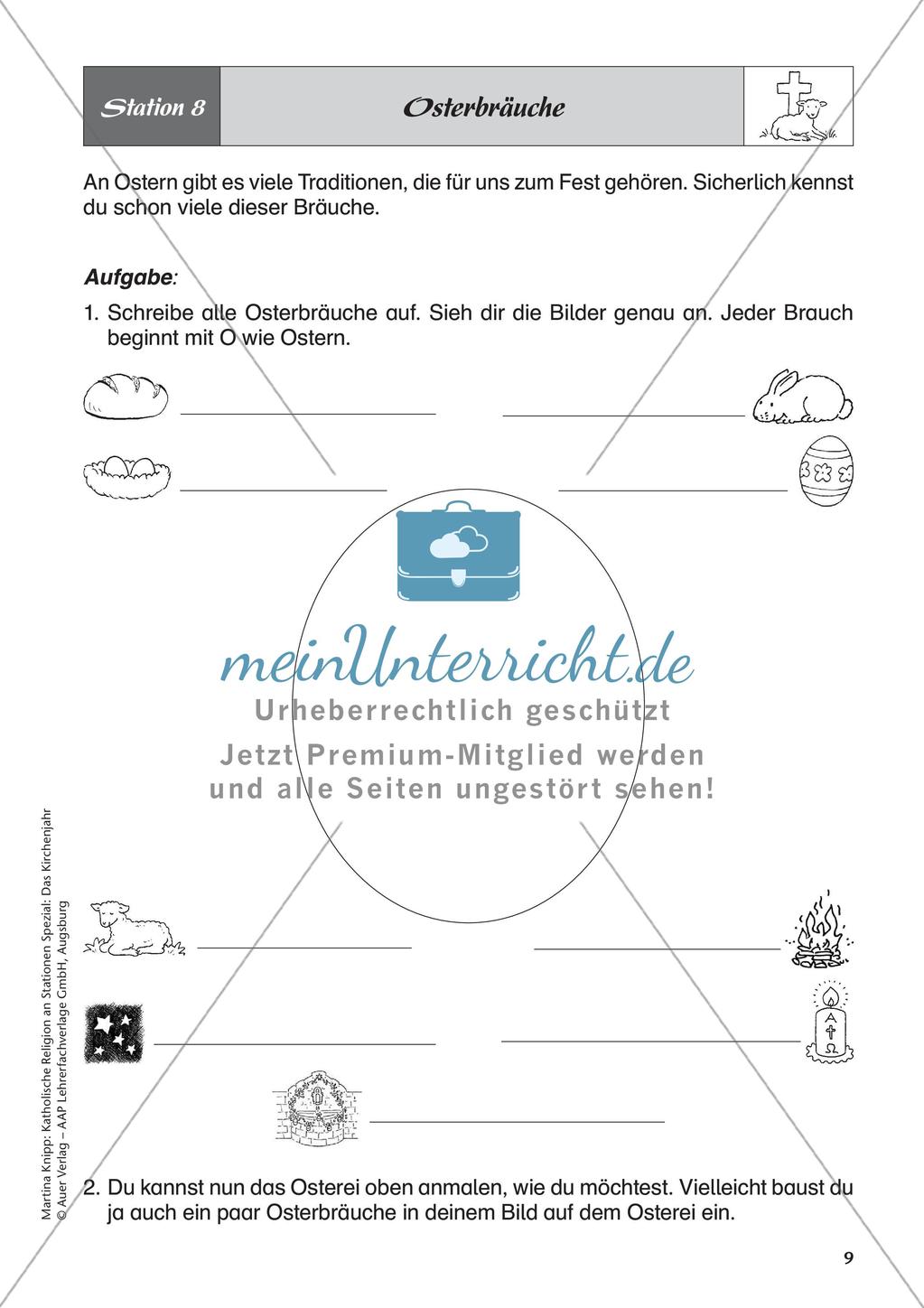 Kath. Religion: Fastenzeit und Ostern Preview 11