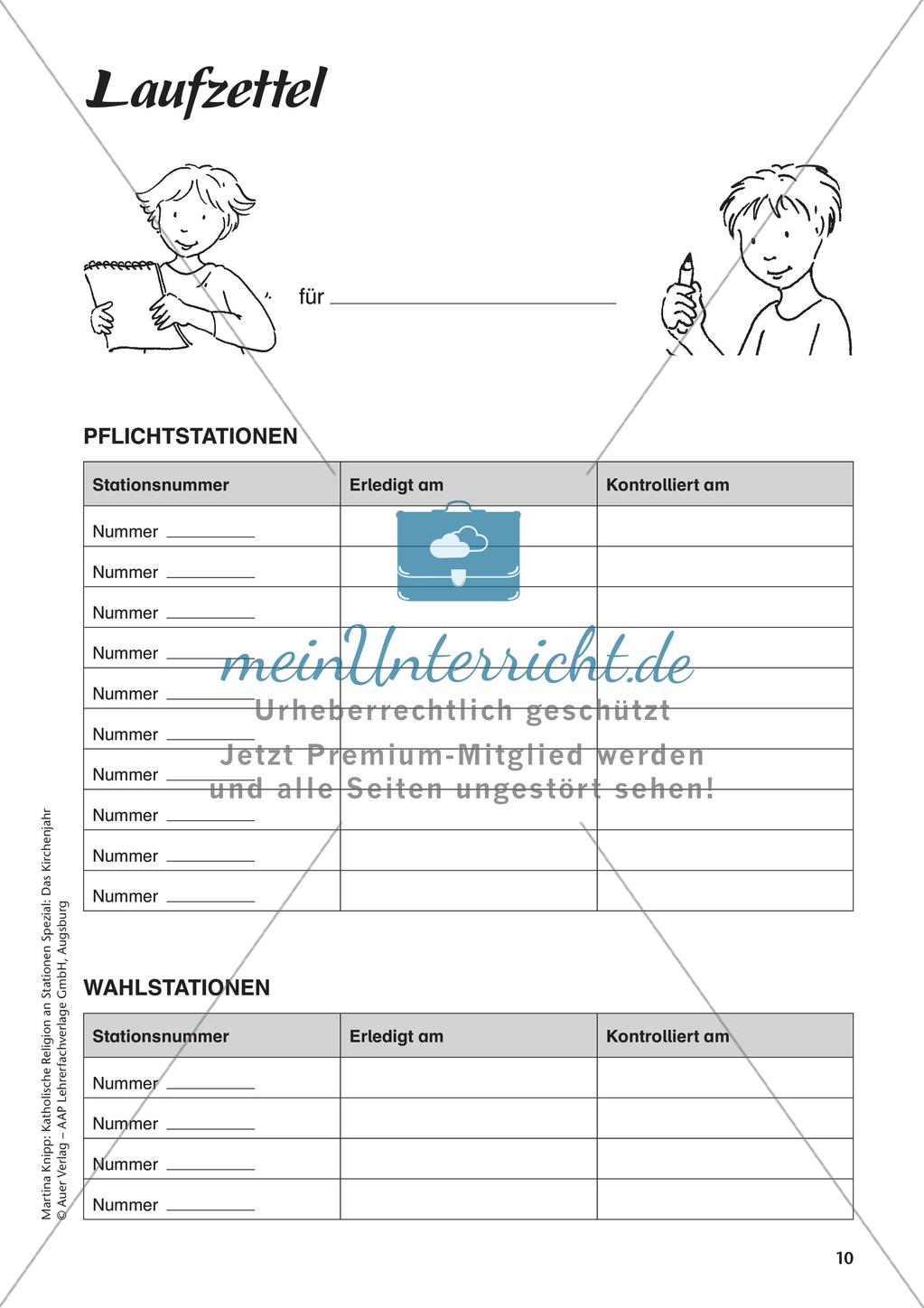 Kath. Religion: Fastenzeit und Ostern Preview 12