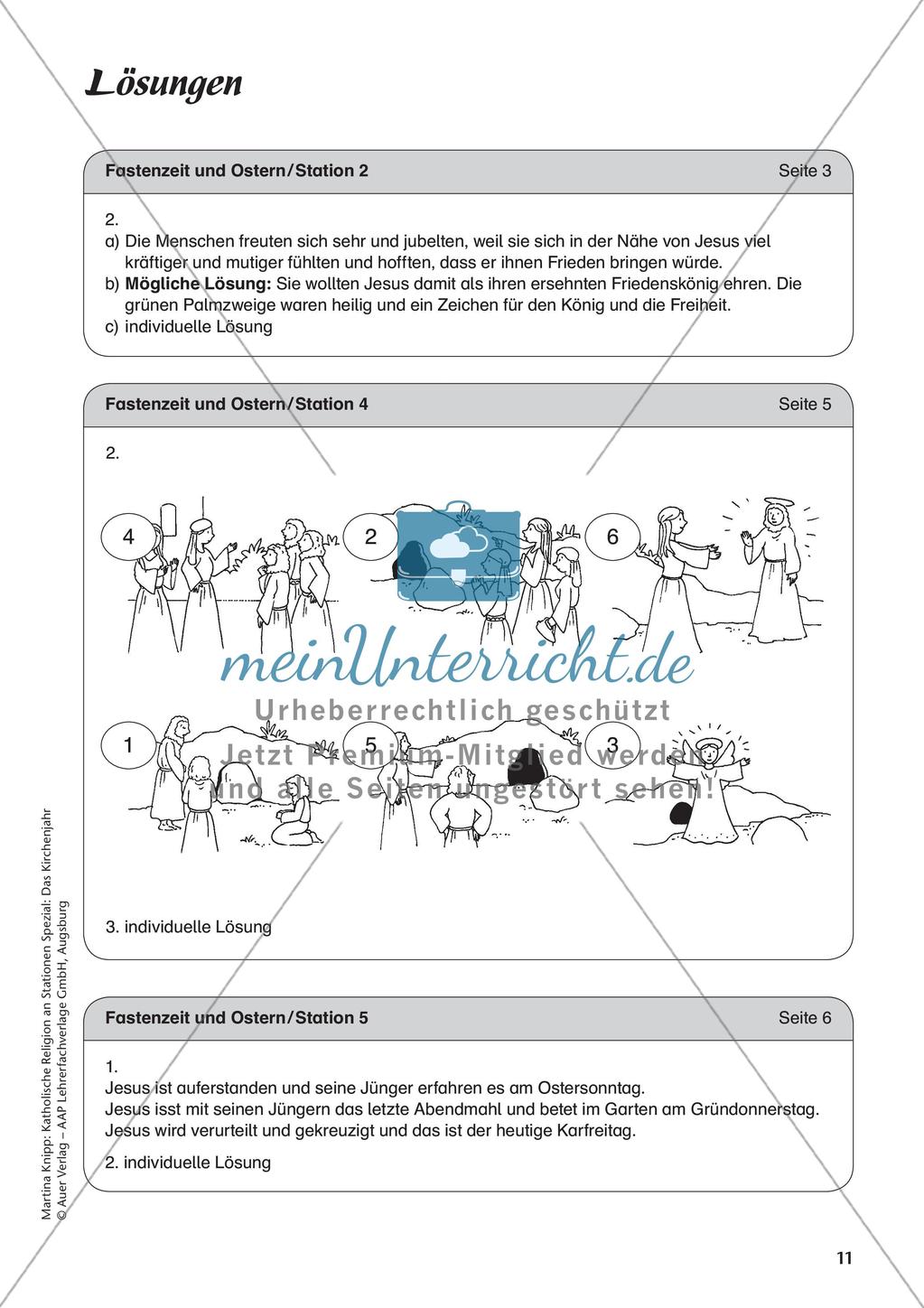 Kath. Religion: Fastenzeit und Ostern Preview 13