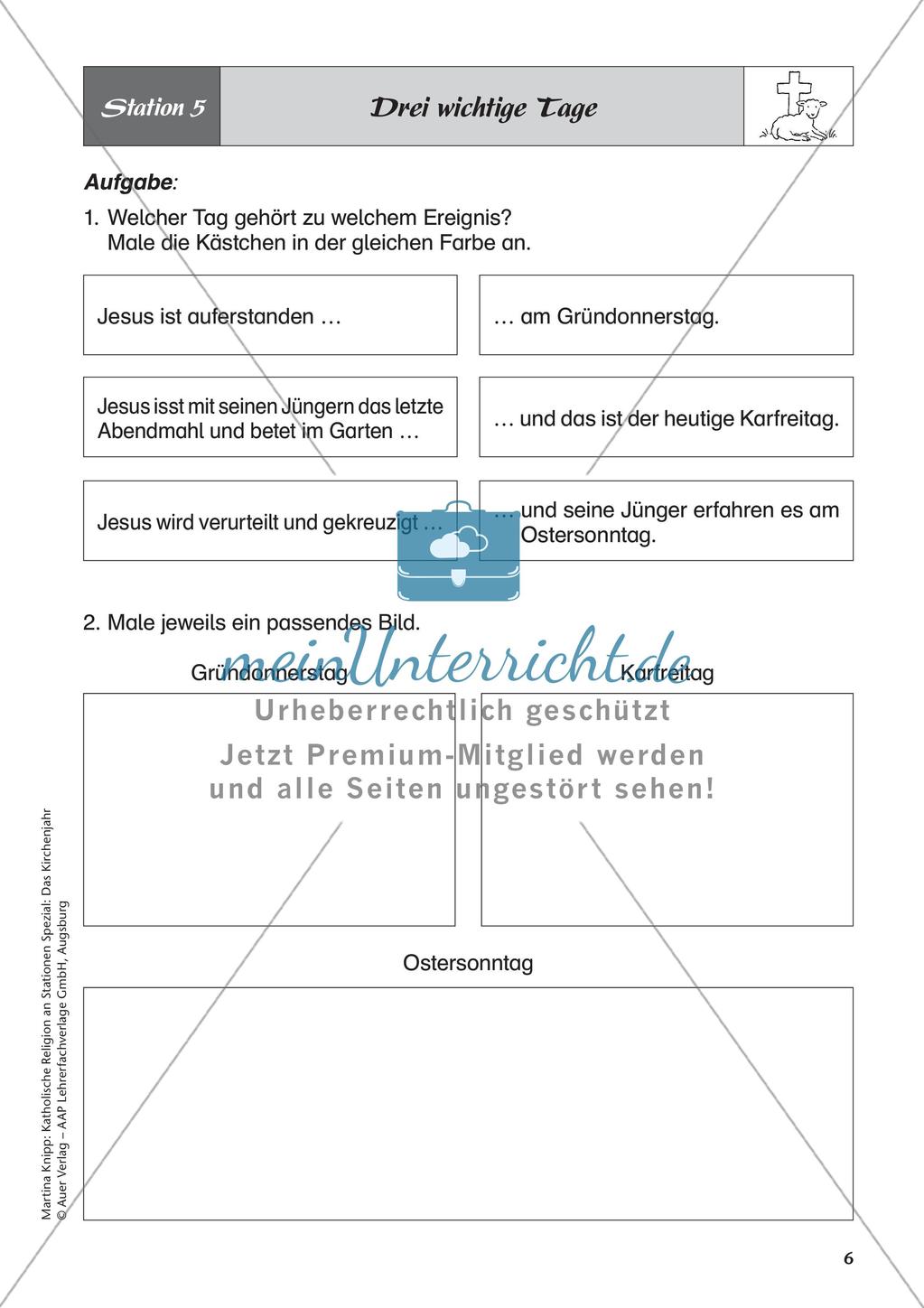 Kath. Religion: Fastenzeit und Ostern Preview 8