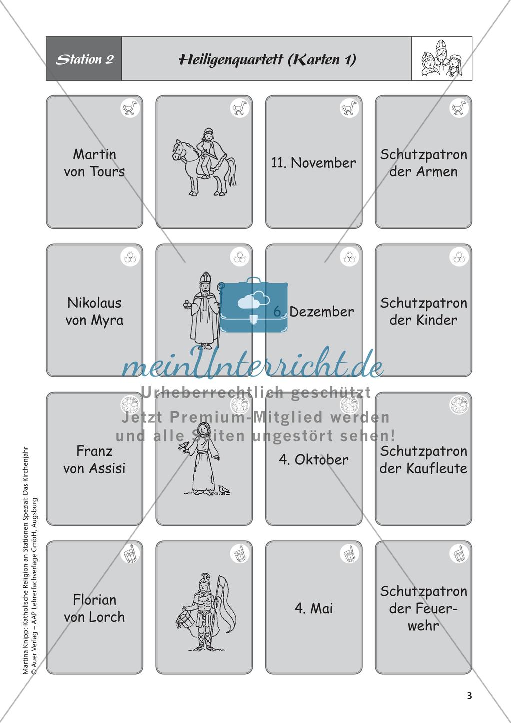 Kath. Religion: Heilige im Jahreskreis Preview 5