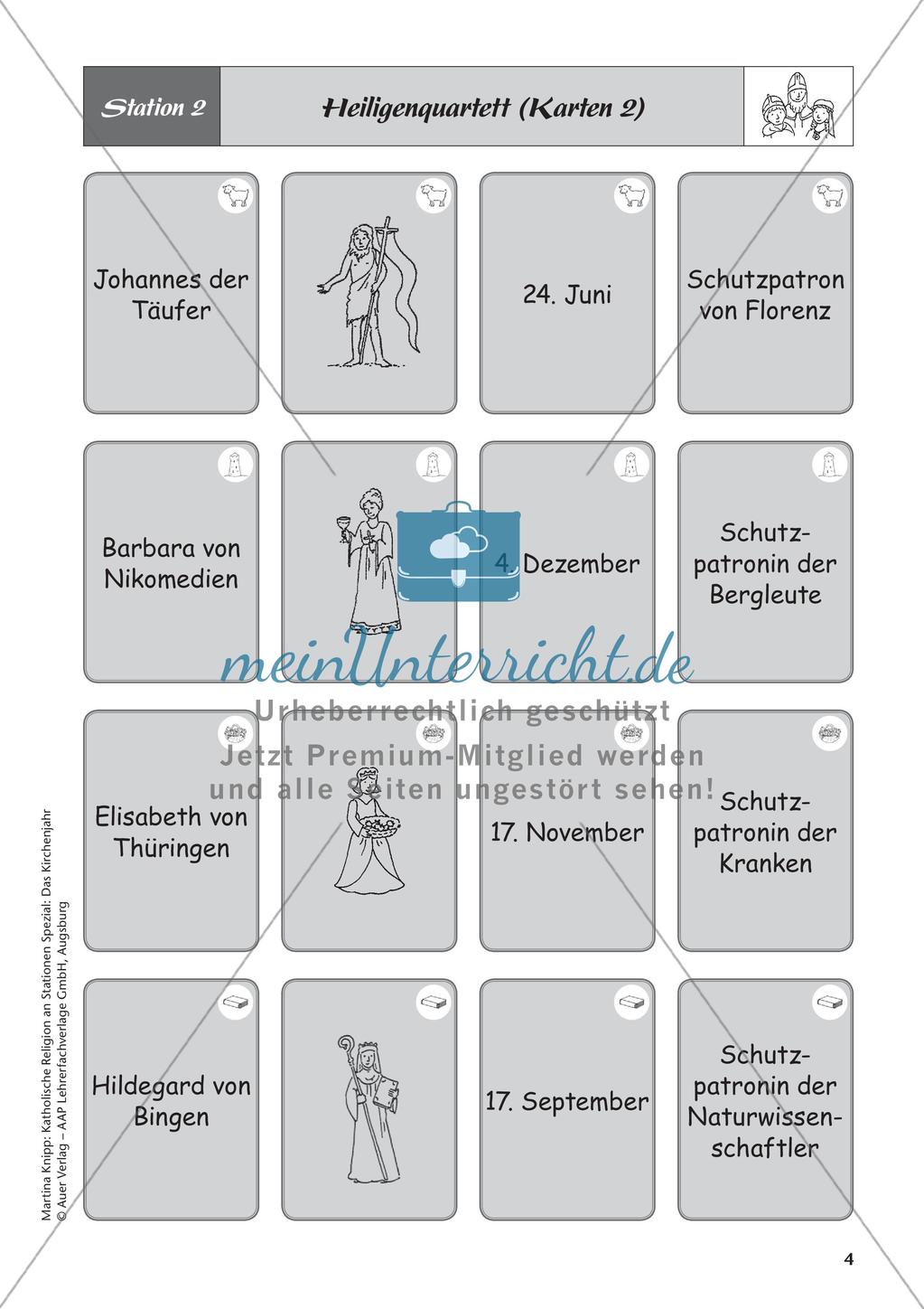 Kath. Religion: Heilige im Jahreskreis Preview 6