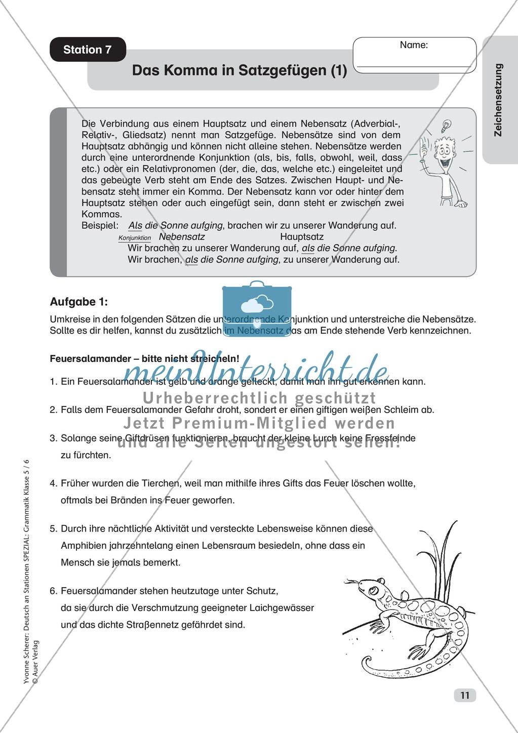 Stationenarbeit Zeichensetzung Preview 13