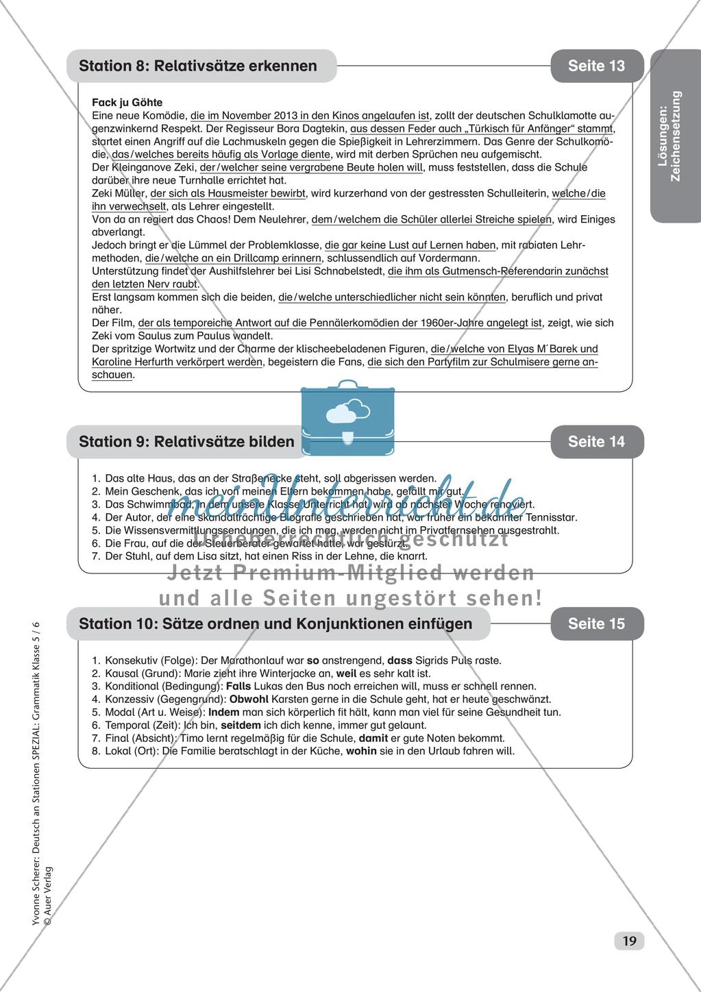Stationenarbeit Zeichensetzung Preview 21