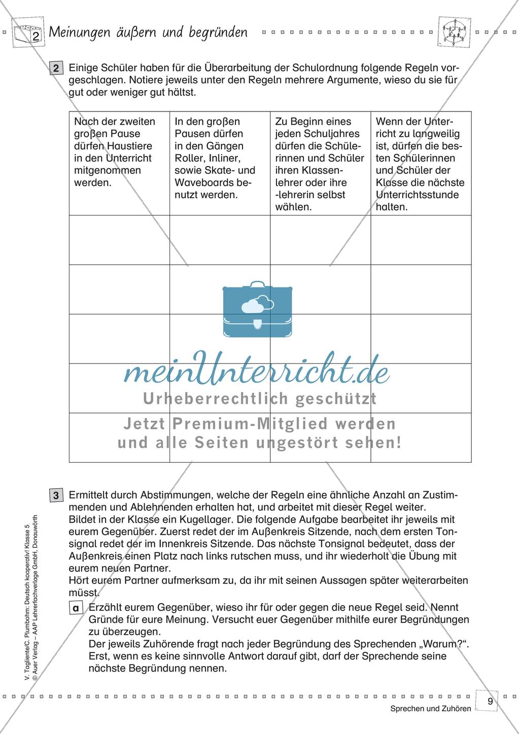 Kooperative Methoden - Sprechen und Zuhören Preview 11