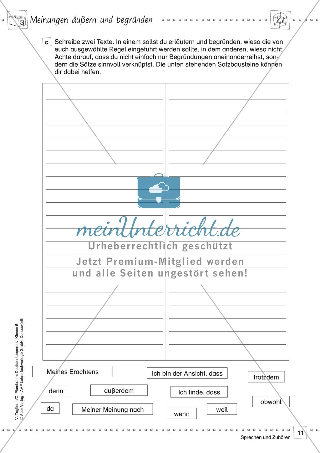 Kooperative Methoden - Sprechen und Zuhören Preview 13