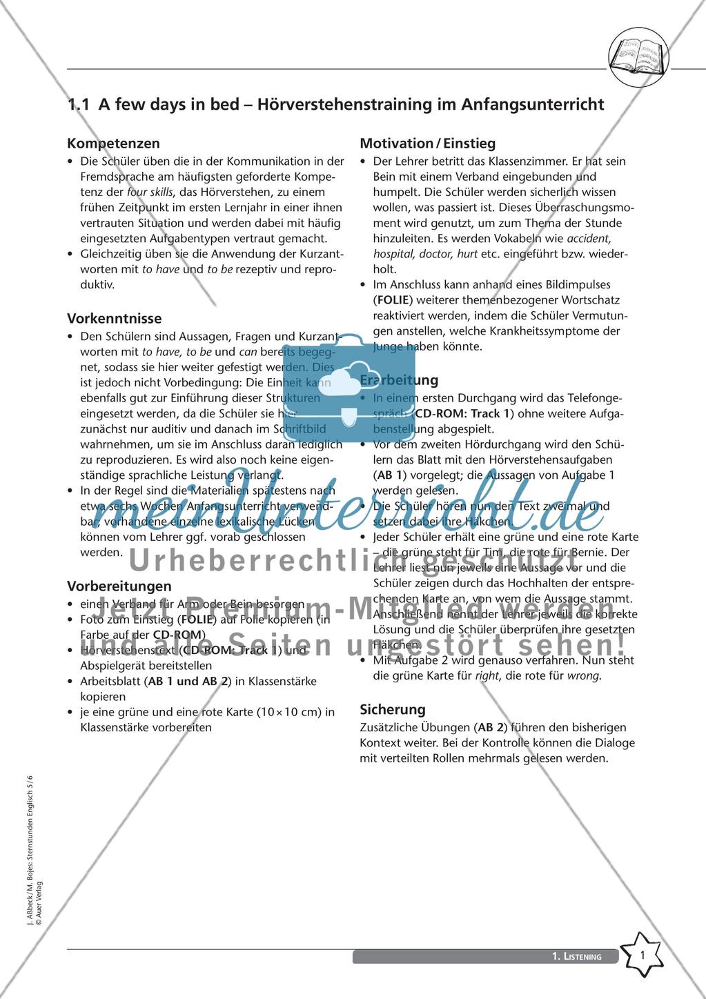 Listening im Anfangsunterricht Preview 3