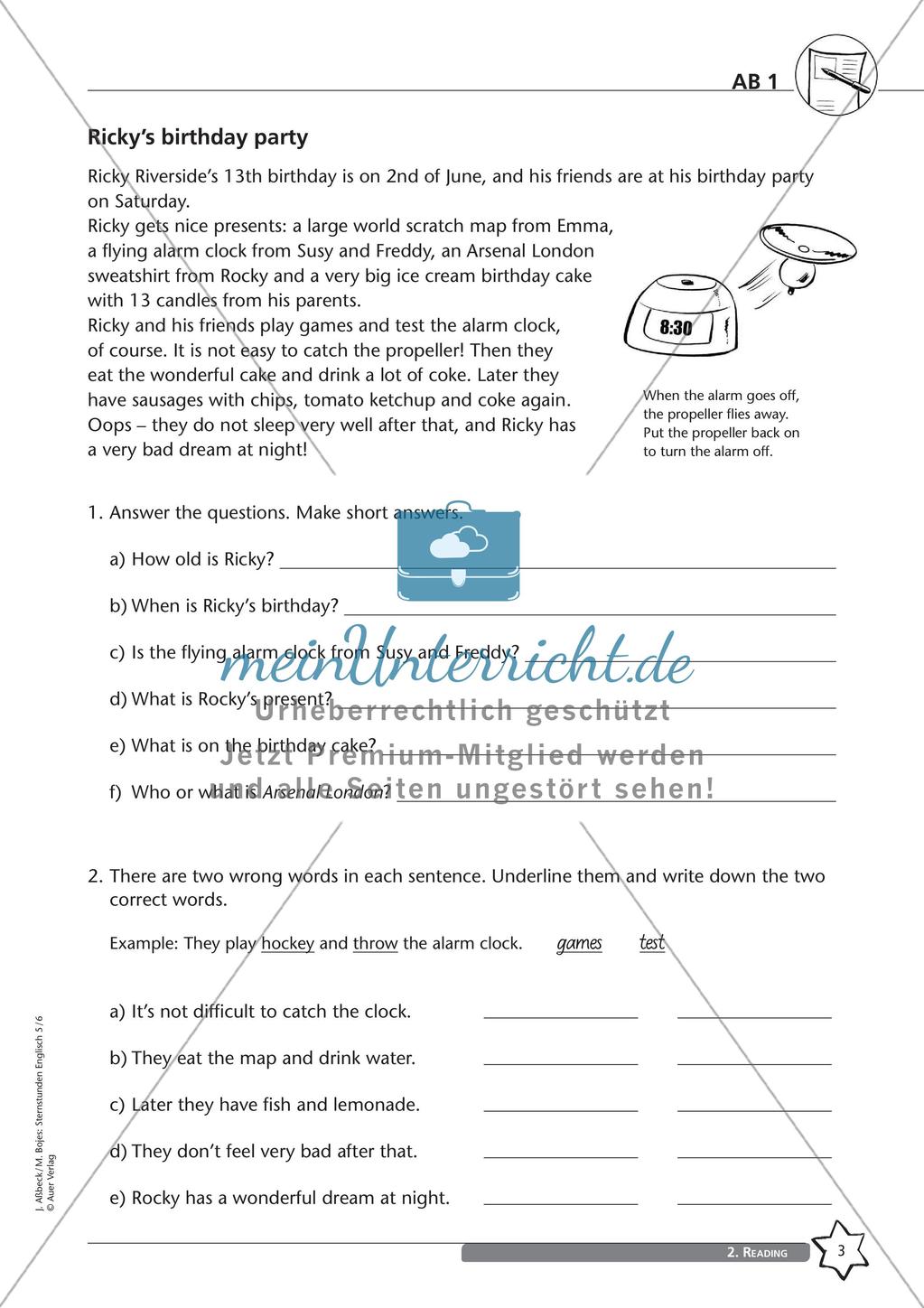 Reading Comprehension im Anfangsunterricht Preview 5