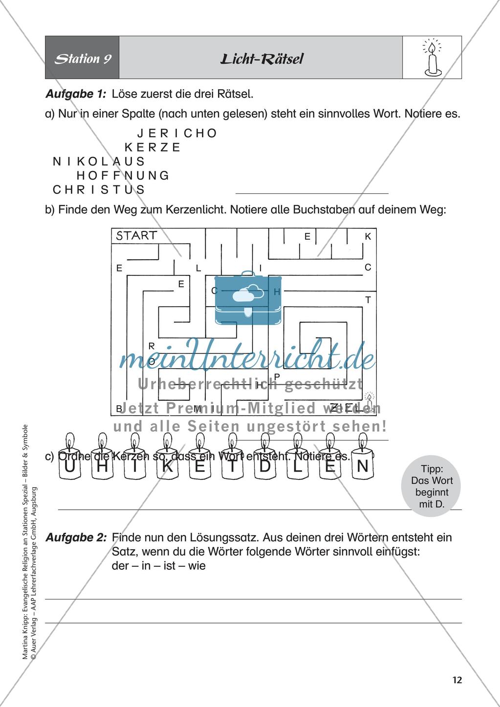 Ev. Religion: Symbol Licht Preview 14