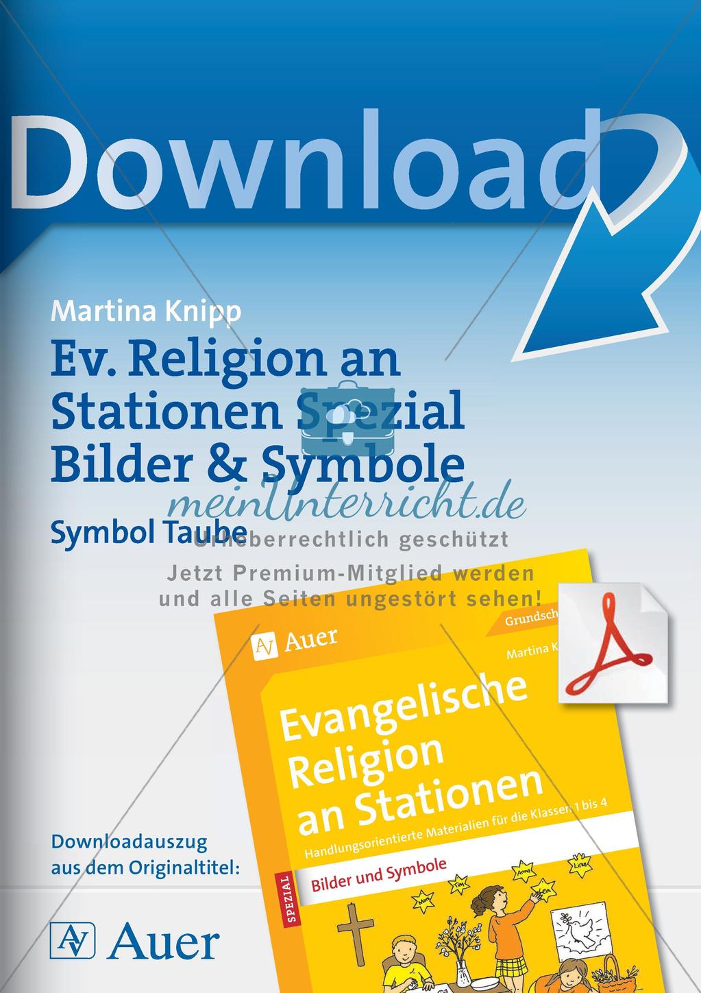 Ev. Religion: Symbol Taube Preview 1