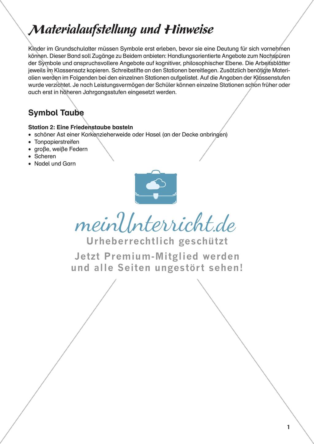 Ev. Religion: Symbol Taube Preview 3