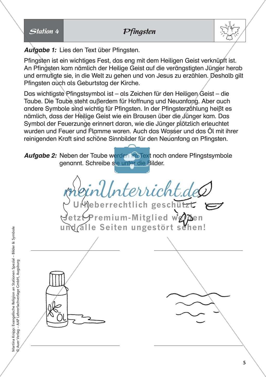 Ev. Religion: Symbol Taube Preview 7
