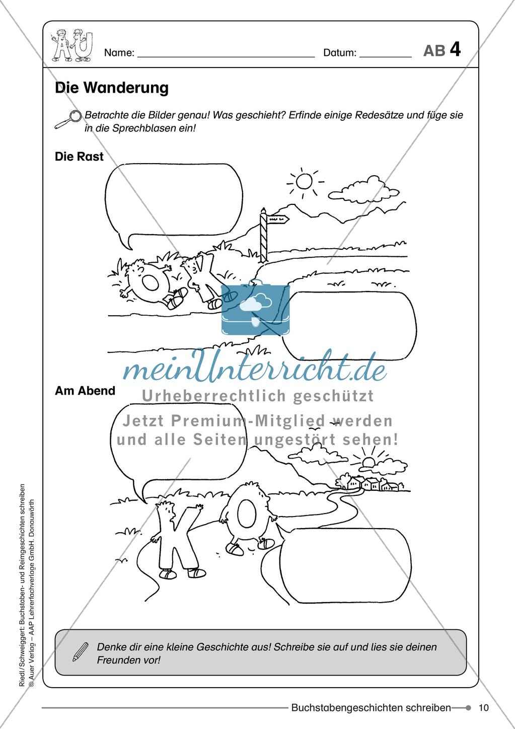 Schreibkompetenz: Buchstaben- und Reimgeschichten Preview 12