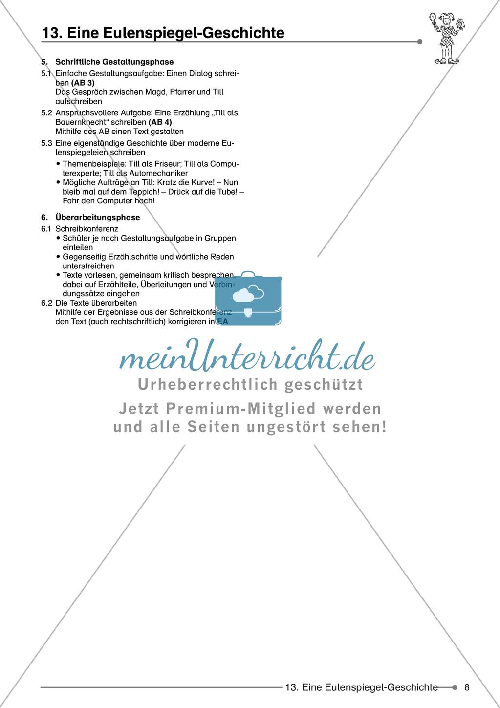 Schreibkompetenz: Literarische Texte als Schreibanregung Preview 10