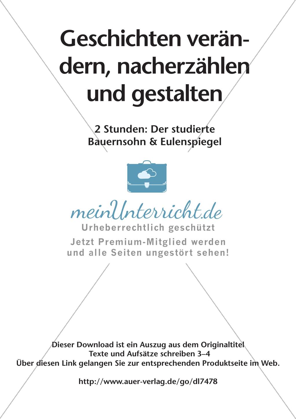Schreibkompetenz: Literarische Texte als Schreibanregung Preview 2