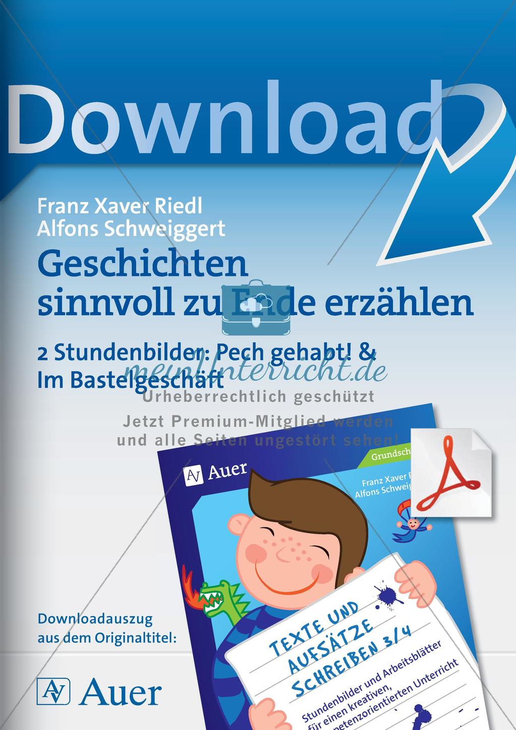 Schreibkompetenzen: Geschichten vervollständigen Preview 1