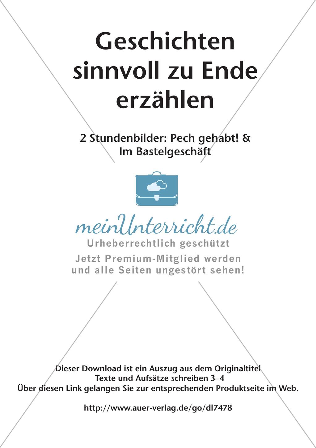 Schreibkompetenzen: Geschichten vervollständigen Preview 2