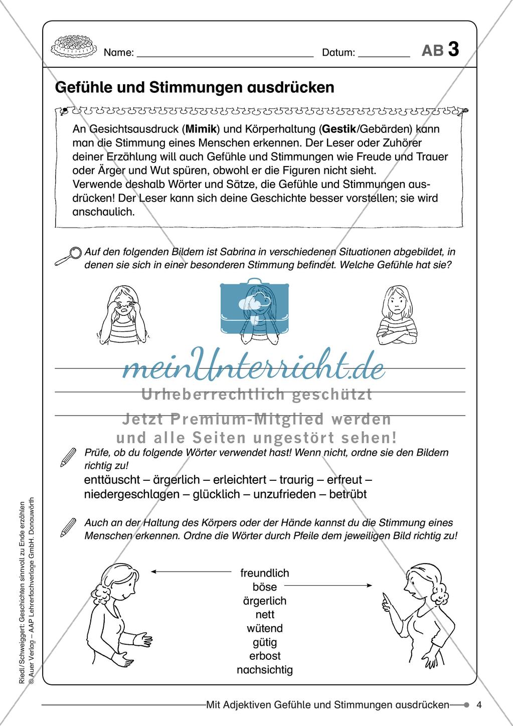 Schreibkompetenzen: Geschichten vervollständigen Preview 6