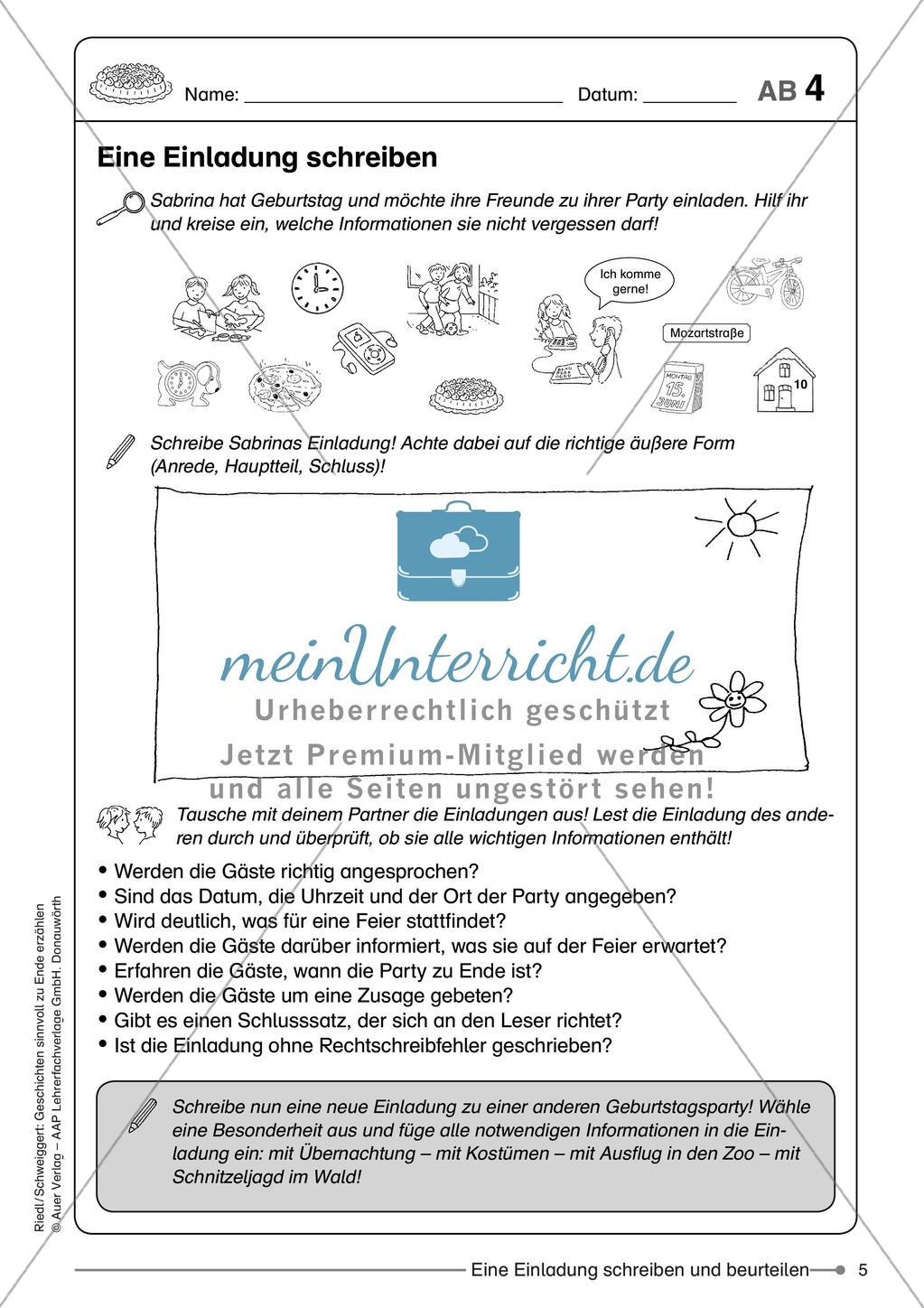 Schreibkompetenzen: Geschichten vervollständigen Preview 7