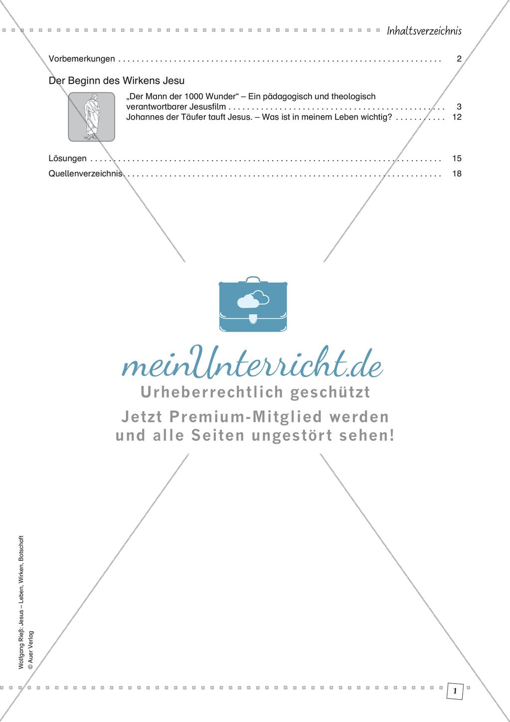 Der Beginn des Wirkens Jesu Preview 3