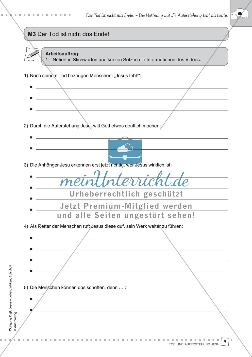 Letztes Abendmahl und die Auferstehung Jesu Preview 11