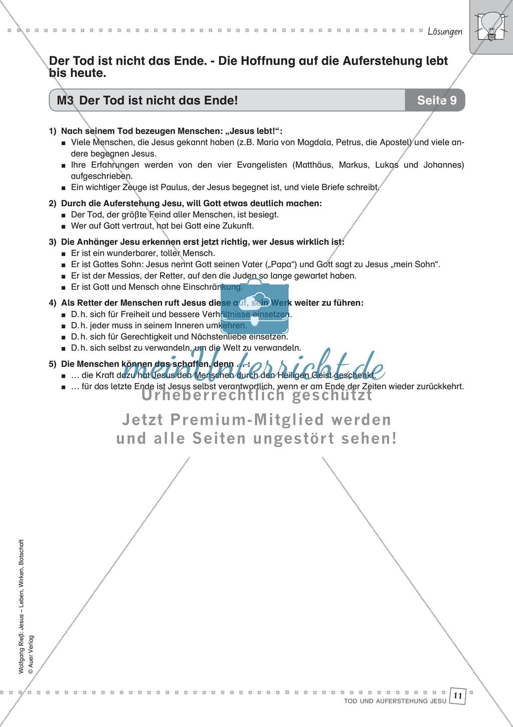 Letztes Abendmahl und die Auferstehung Jesu Preview 13