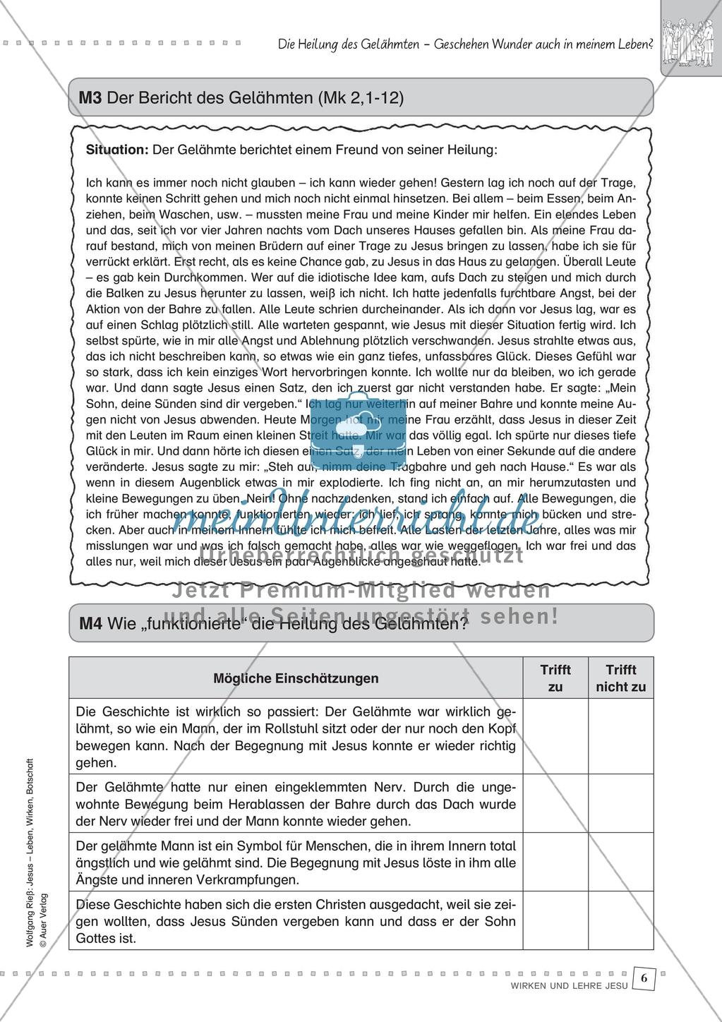 Wirken und Lehre Jesu Preview 8