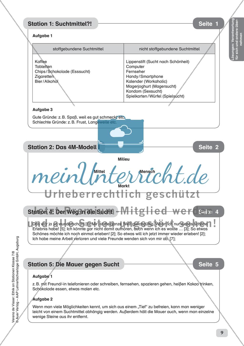 Ethik an Stationen: Verantwortungsübernahme für sich und andere Preview 11