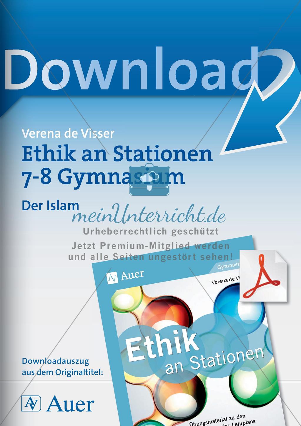 Ethik an Stationen: Der Islam Preview 1