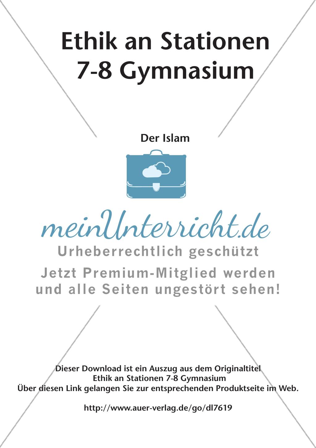 Ethik an Stationen: Der Islam Preview 2