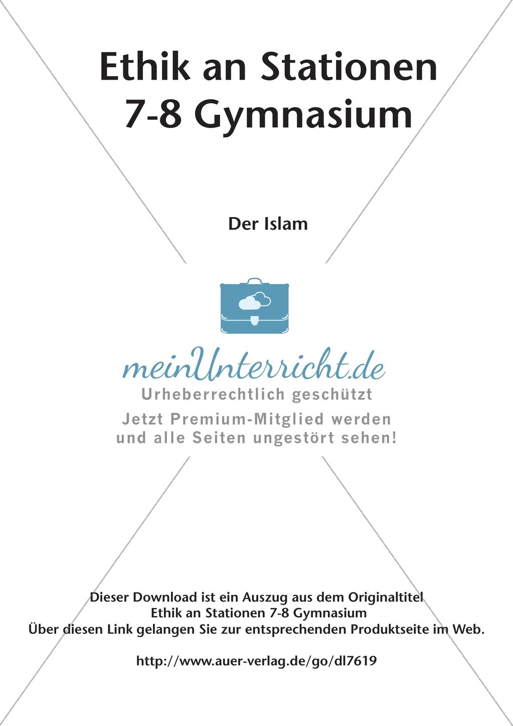 Ethik an Stationen: Der Islam Preview 2