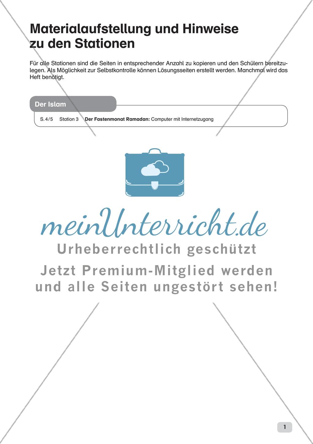 Ethik an Stationen: Der Islam Preview 3