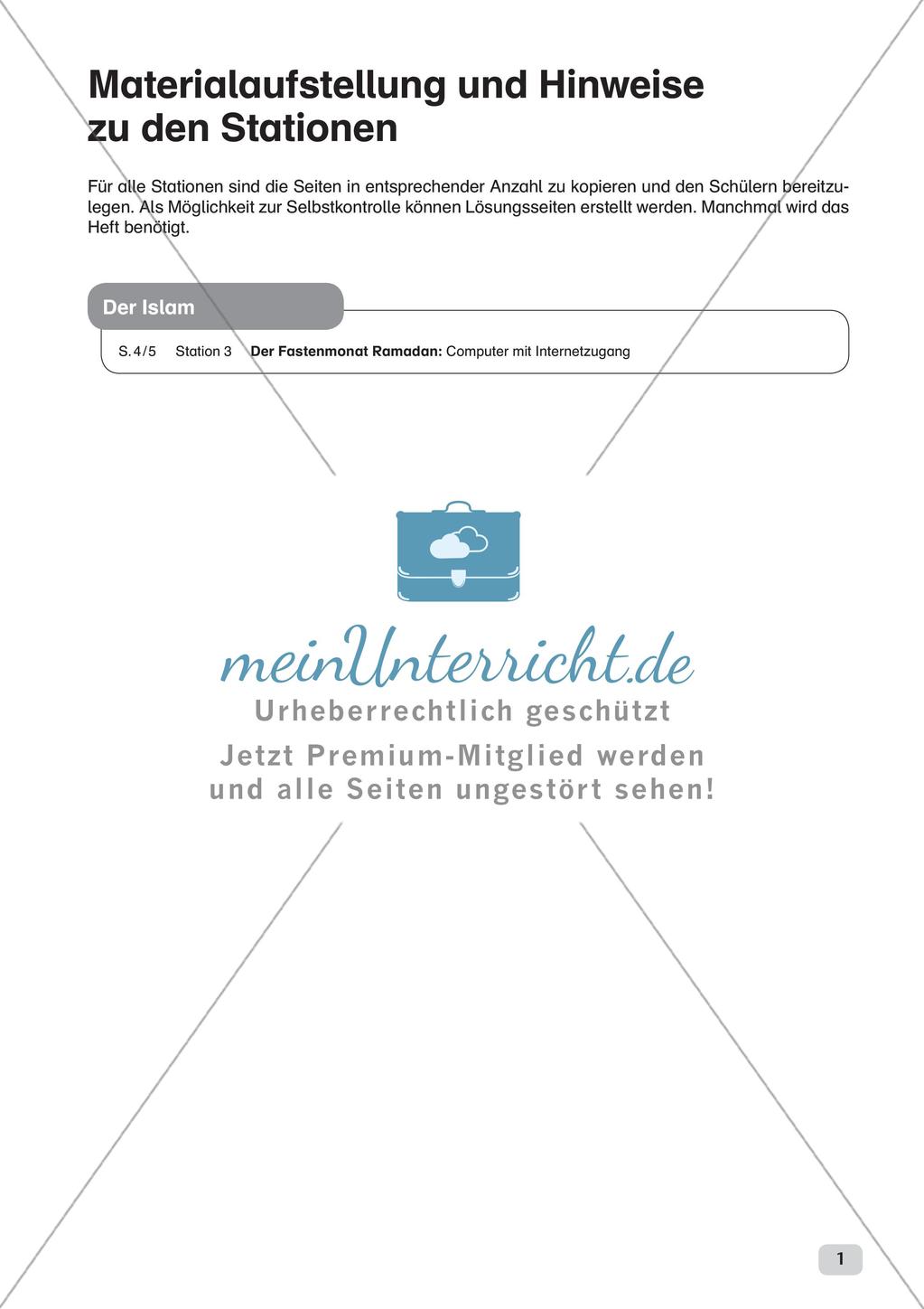 Ethik an Stationen: Der Islam Preview 3