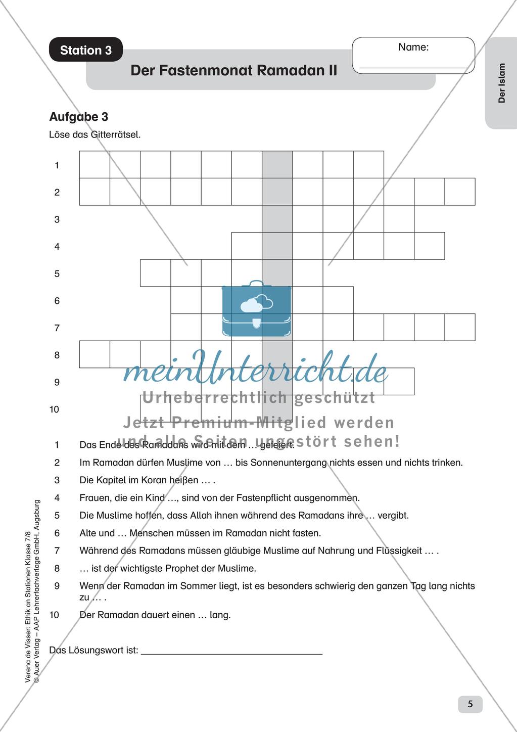 Ethik an Stationen: Der Islam Preview 7