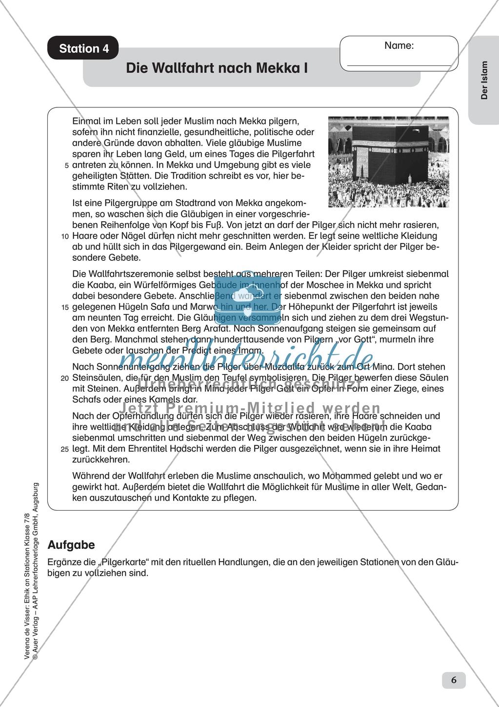 Ethik an Stationen: Der Islam Preview 8