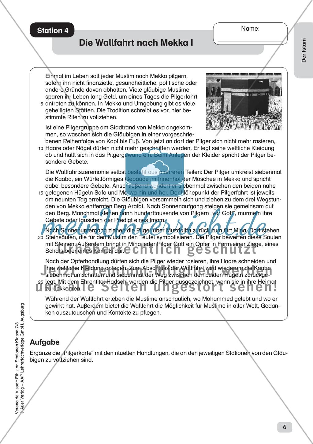 Ethik an Stationen: Der Islam Preview 8