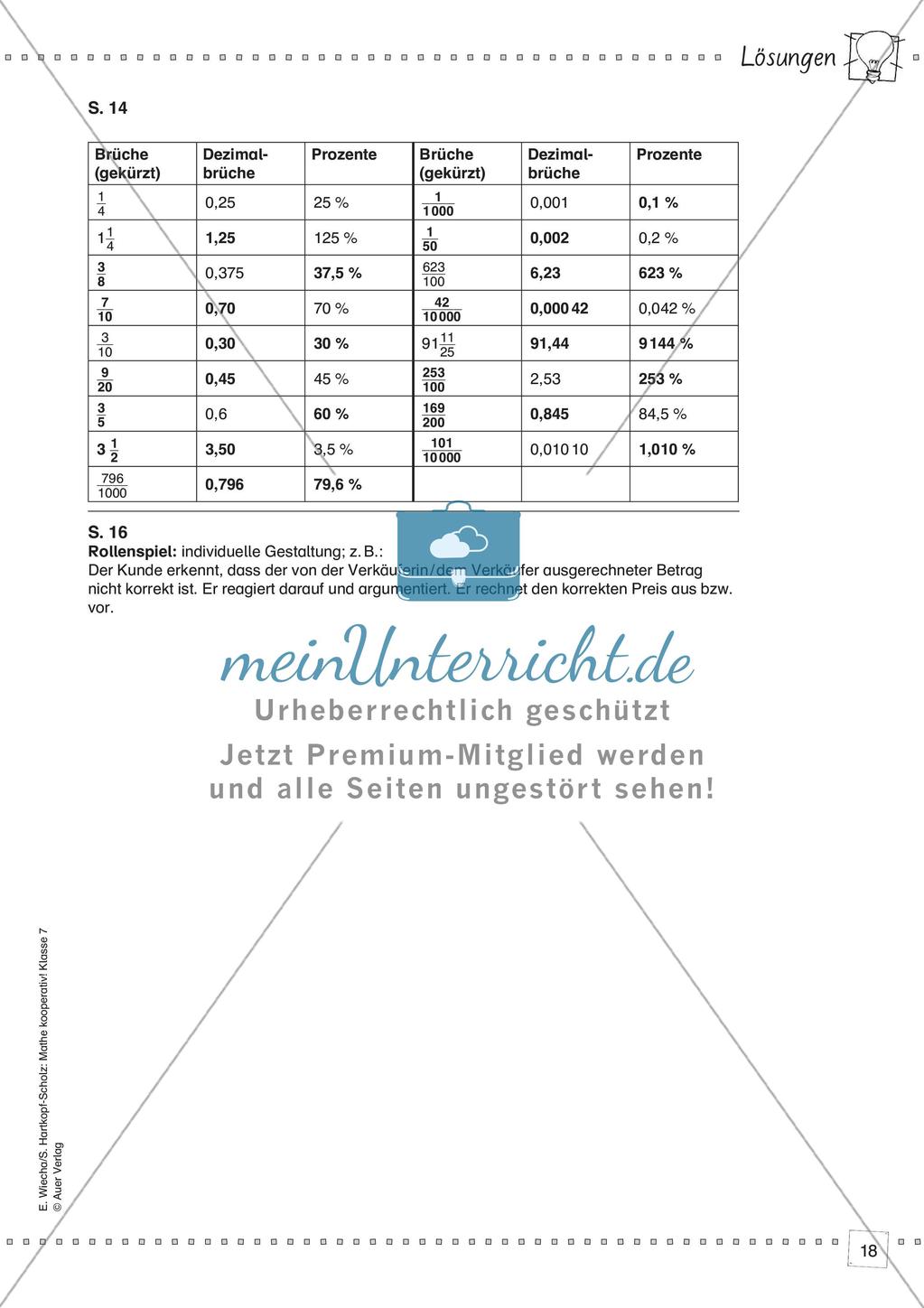Kooperative Methoden - Rationale Zahlen Preview 20