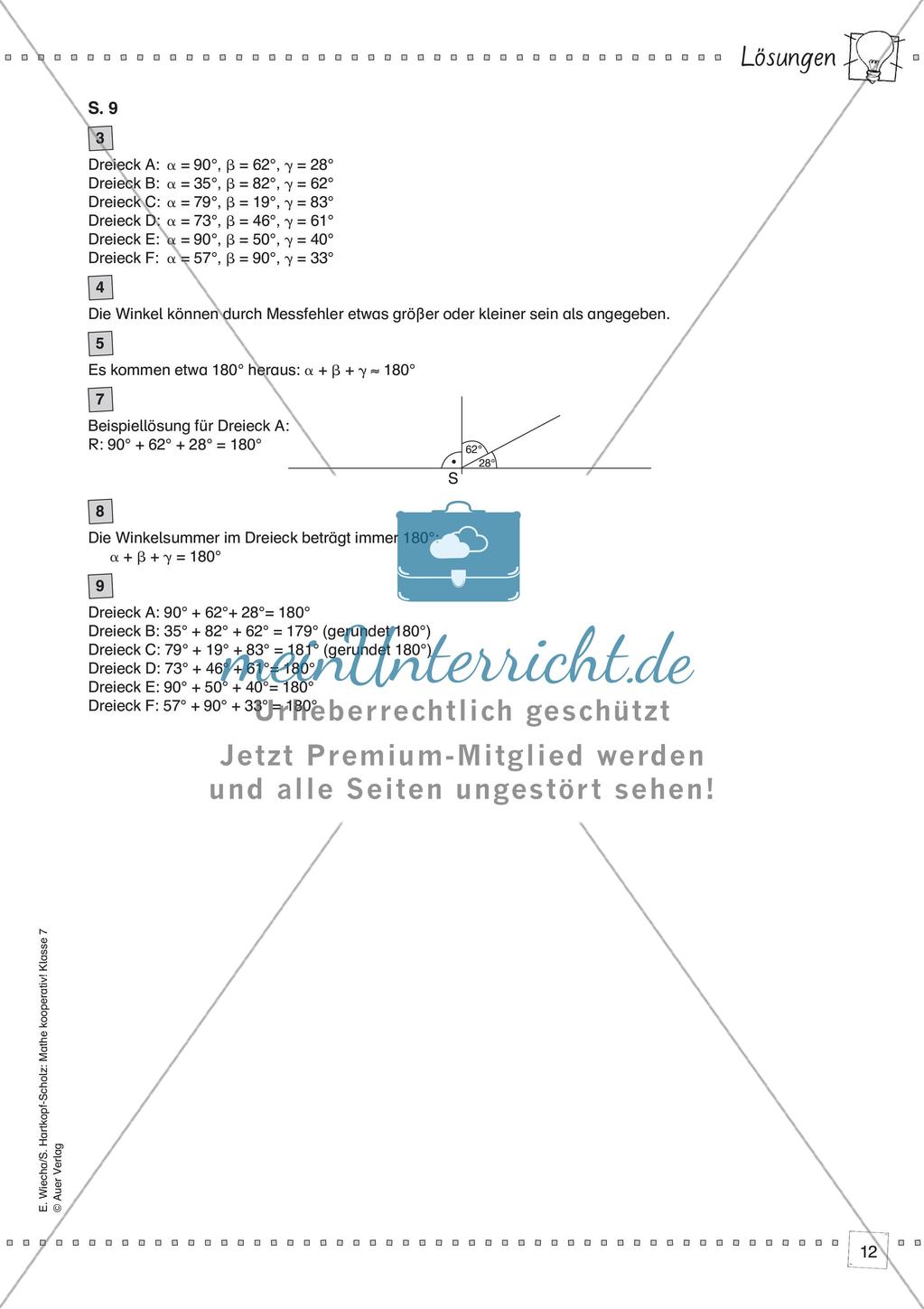 Kooperative Methoden - Winkel und Winkelsummen Preview 14