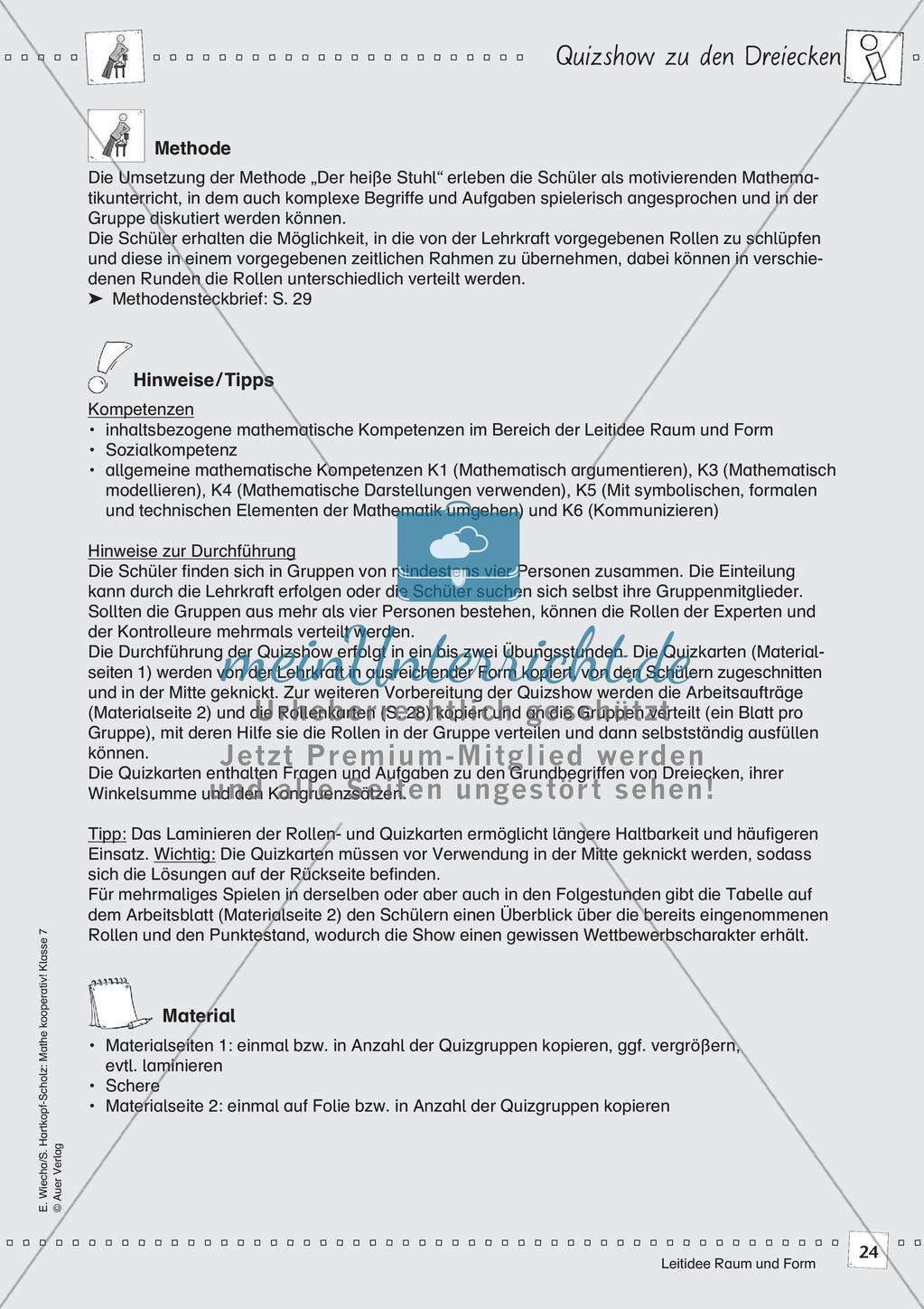 Kooperative Methoden - Dreiecke Preview 26