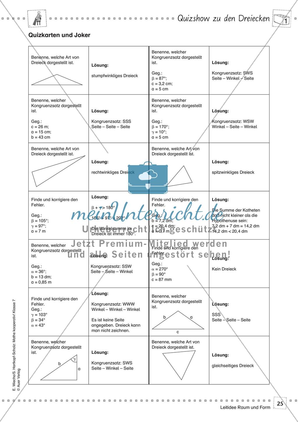 Kooperative Methoden - Dreiecke Preview 27