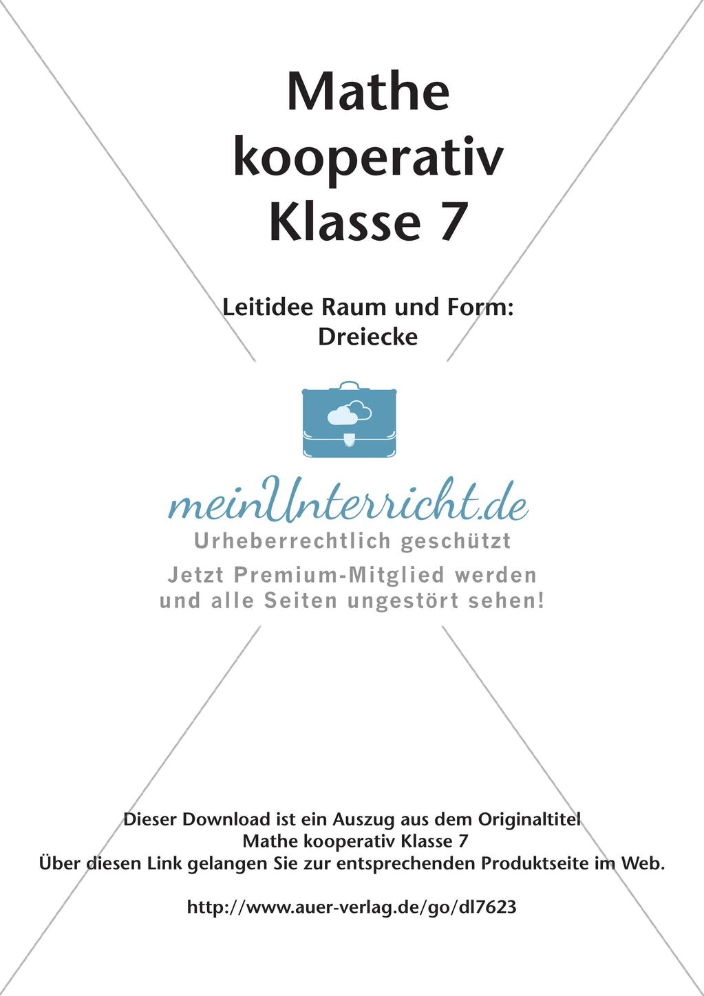 Kooperative Methoden - Dreiecke Preview 2