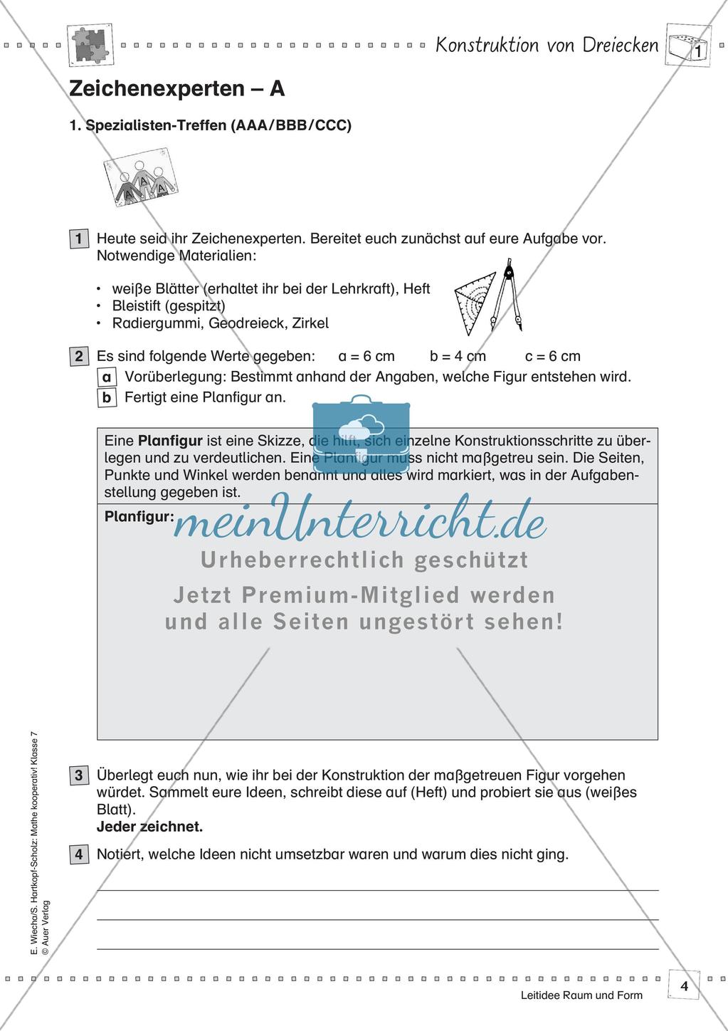 Kooperative Methoden - Dreiecke Preview 6