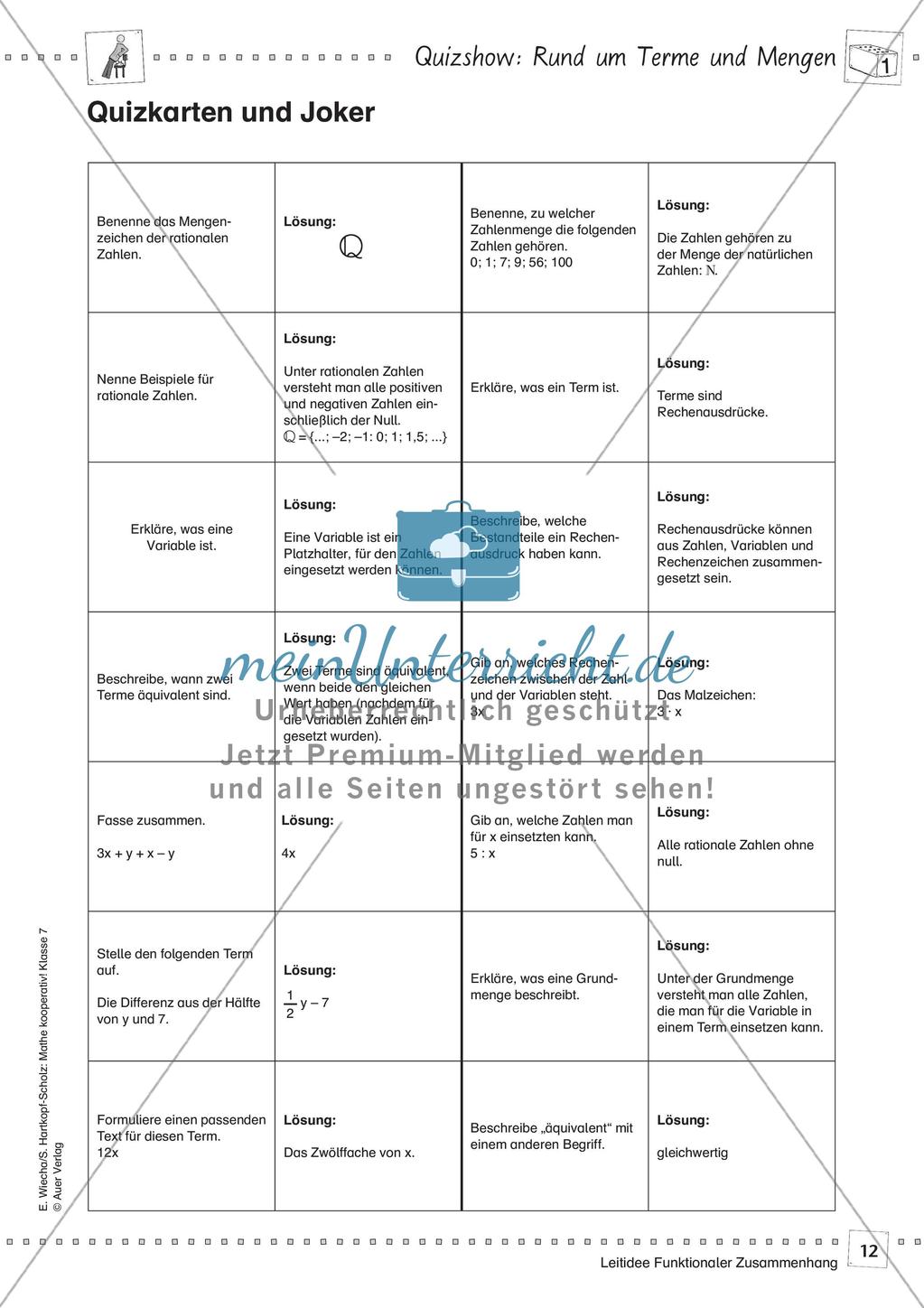 Kooperative Methoden - Funktionen Preview 14