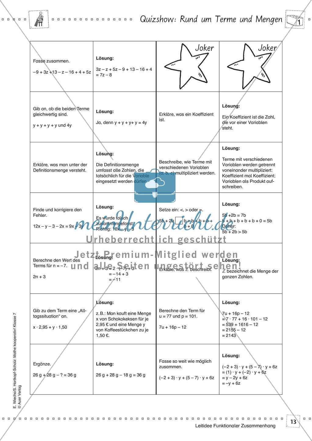 Kooperative Methoden - Funktionen Preview 15