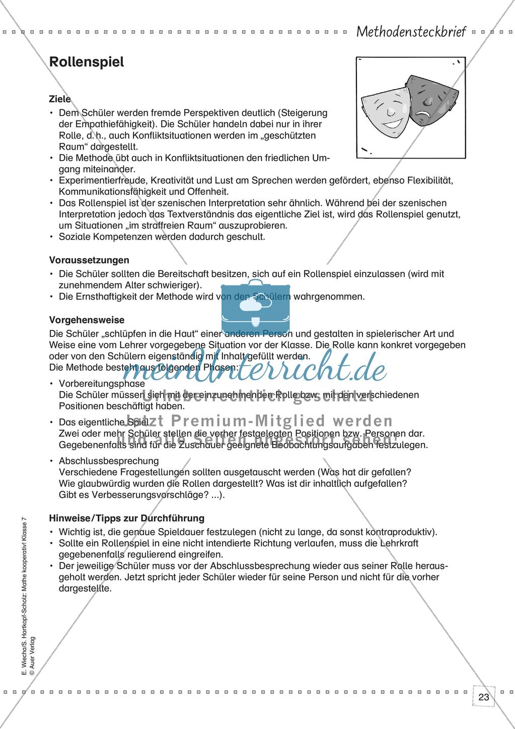 Kooperative Methoden - Funktionen Preview 25